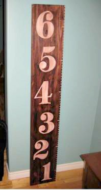 DIY growth chart ruler {Heather's Handmade Life}