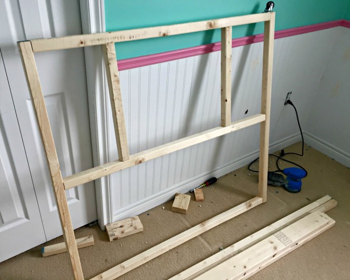 DIY loft bed, play area + reading nook {Heather's Handmade Life}