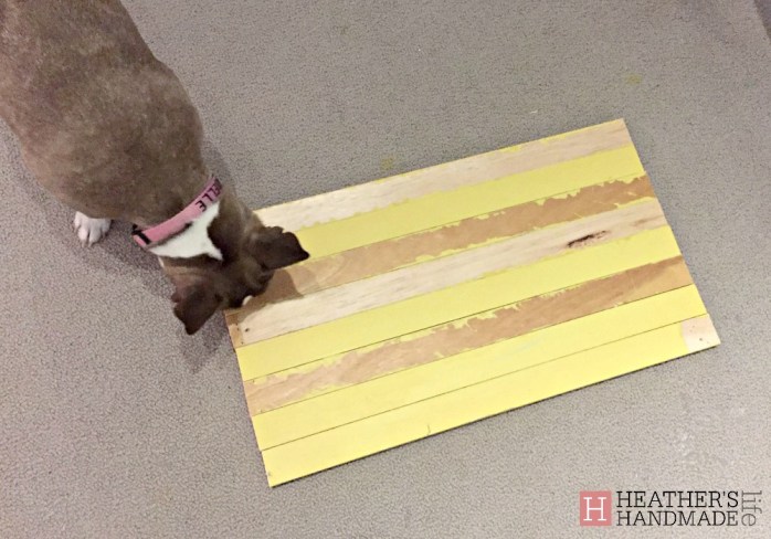 DIY makeup table {Heather's Handmade Life}