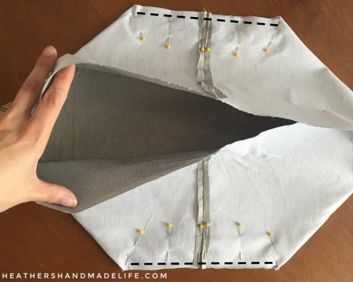 How to sew fabric bins {Heather's Handmade Life}