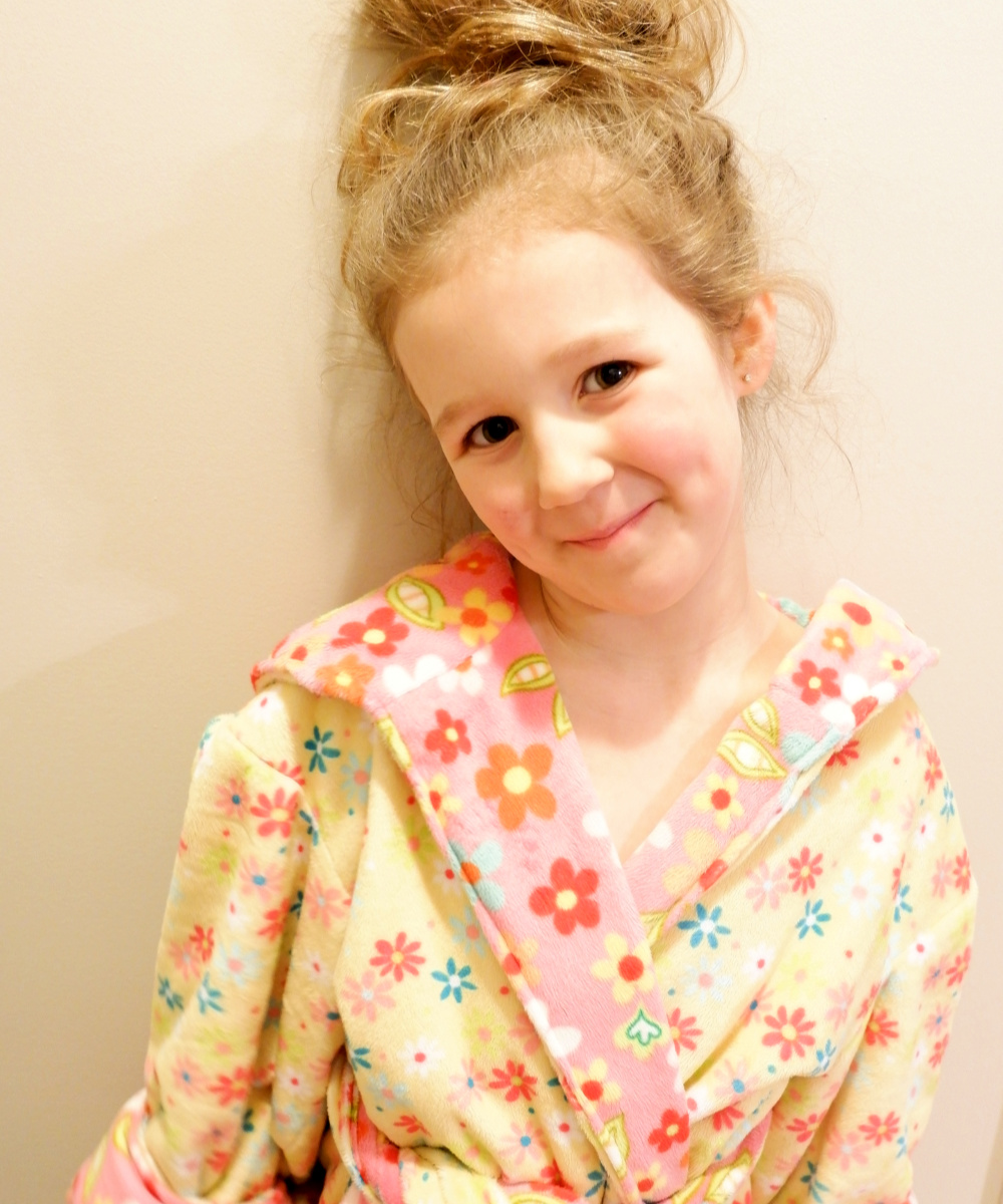 Super-soft reversible child’s robe – Heather's Handmade Life