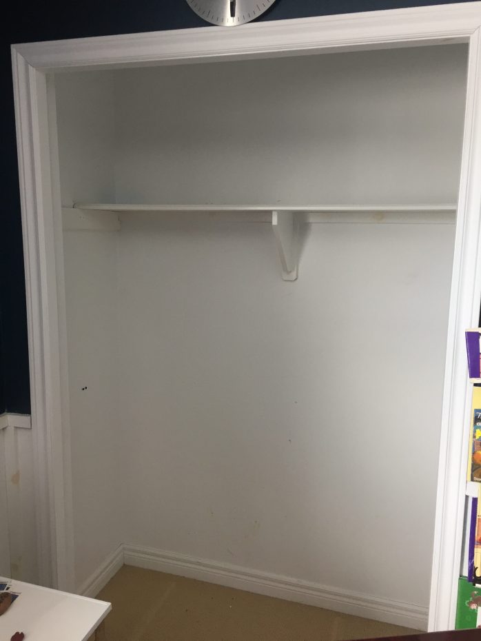 DIY kids' closet organization {Heather's Handmade Life}