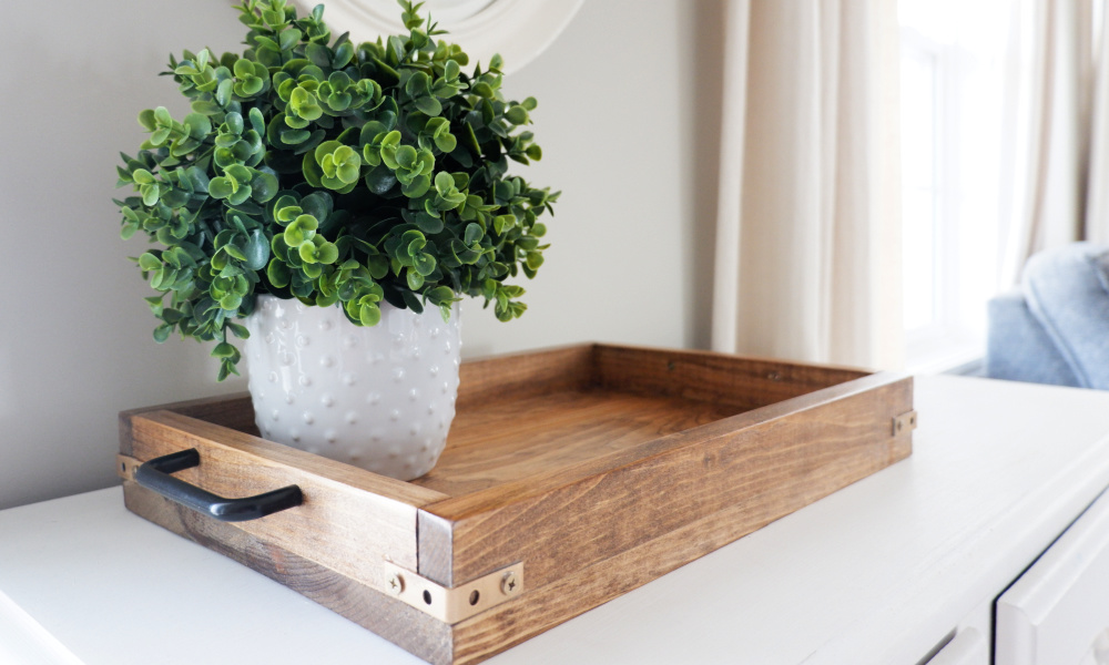 DIY tray for just $10 {Heather's Handmade Life}