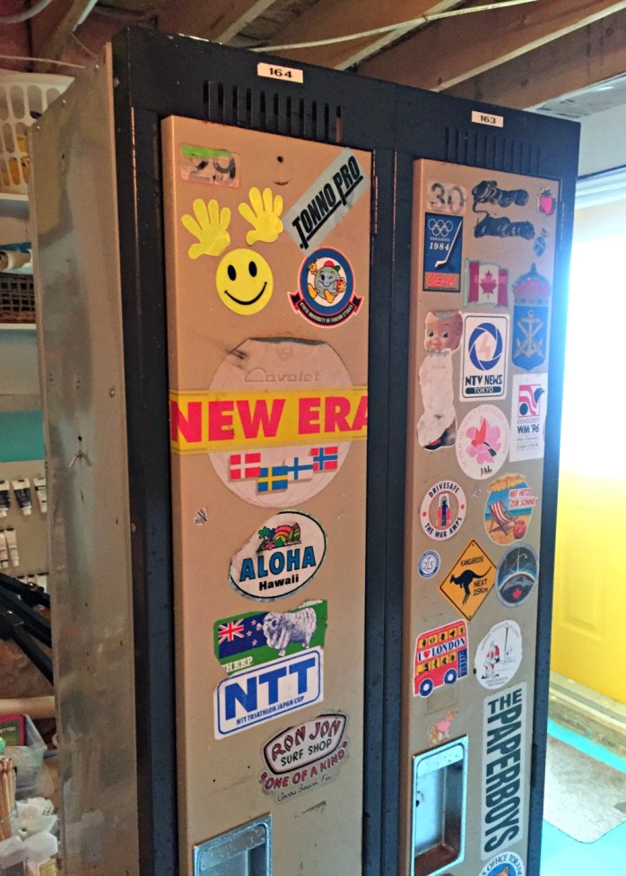 Upcycled lockers for toy storage {Heather's Handmade Life}
