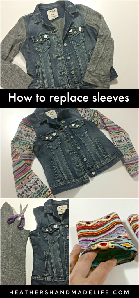 How to replace sleeves {Heather's Handmade Life}How to replace sleeves {Heather's Handmade Life}