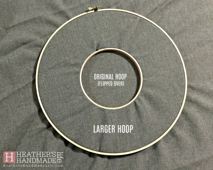 FALL DECOR: Embroidery hoop wreath {Heather's Handmade Life}