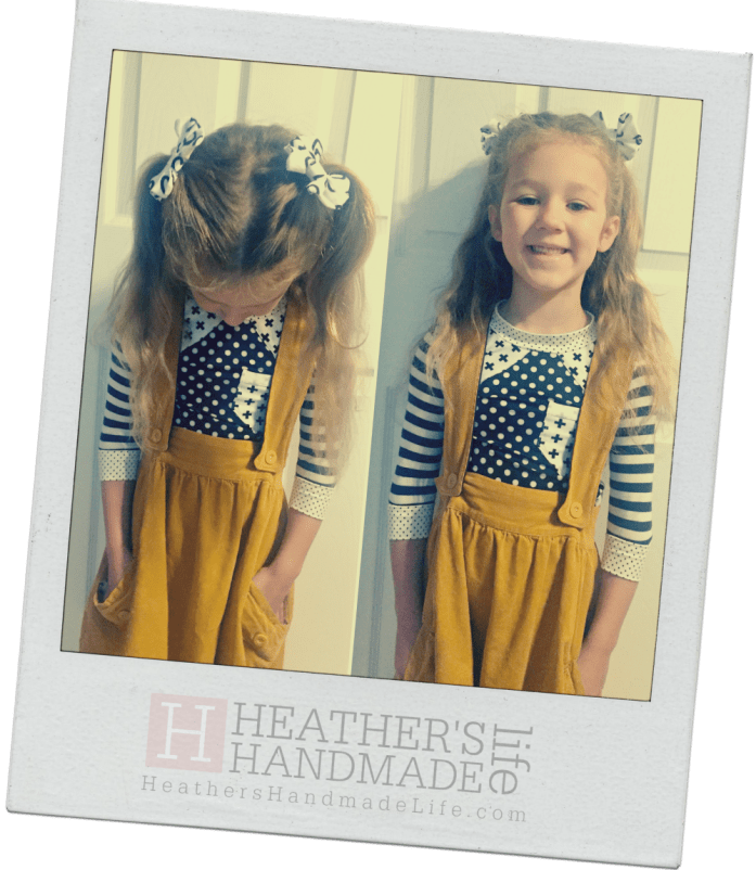 What Charlotte wore ... {Heather's Handmade Life}