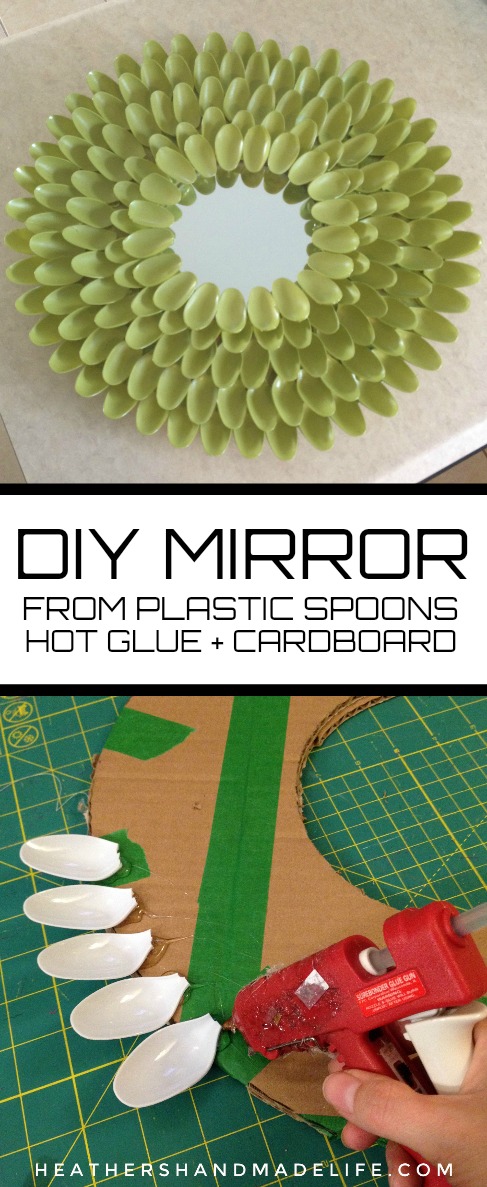 DIY spoon mirror {Heather's Handmade Life}