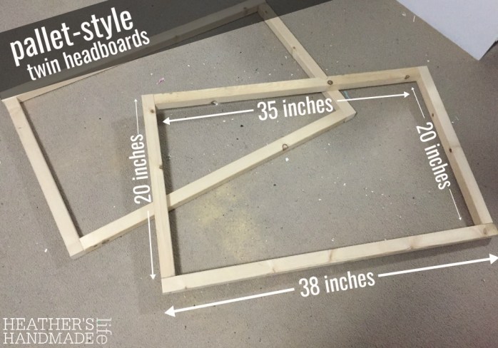 DIY pallet-style headboards {Heather's Handmade Life}