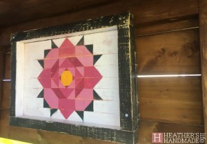 DIY barn quilt (without the barn) {Heather's Handmade Life}