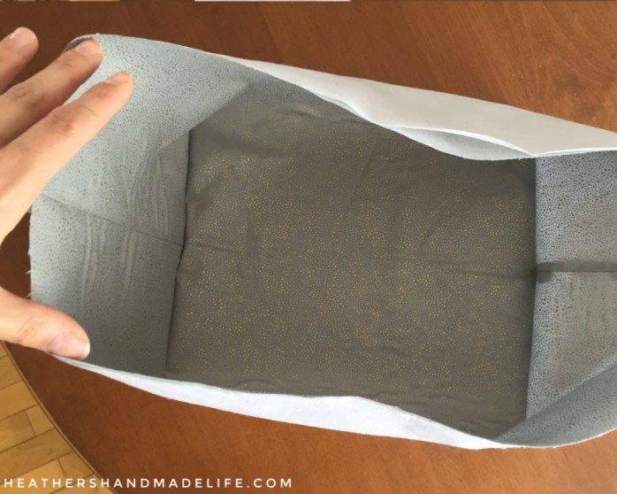 How to sew fabric bins {Heather's Handmade Life}