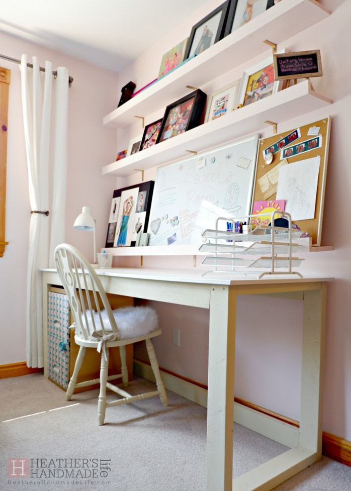 Organized teen bedroom {Heather's Handmade Life}