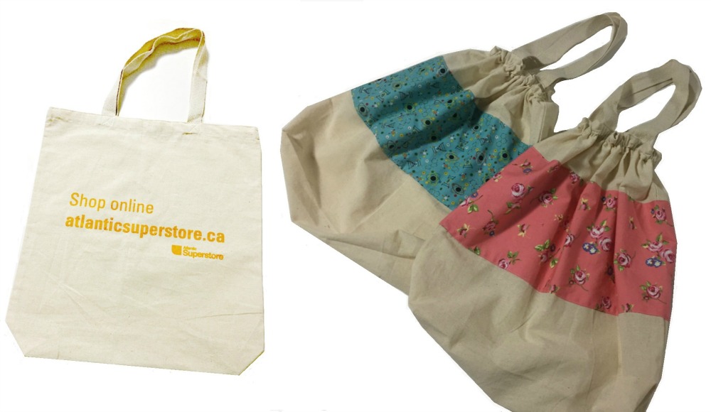 Canvas grocery bag hack {Heather's Handmade Life}