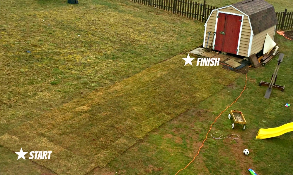 How we (finally) moved our shed {Heather's Handmade Life}